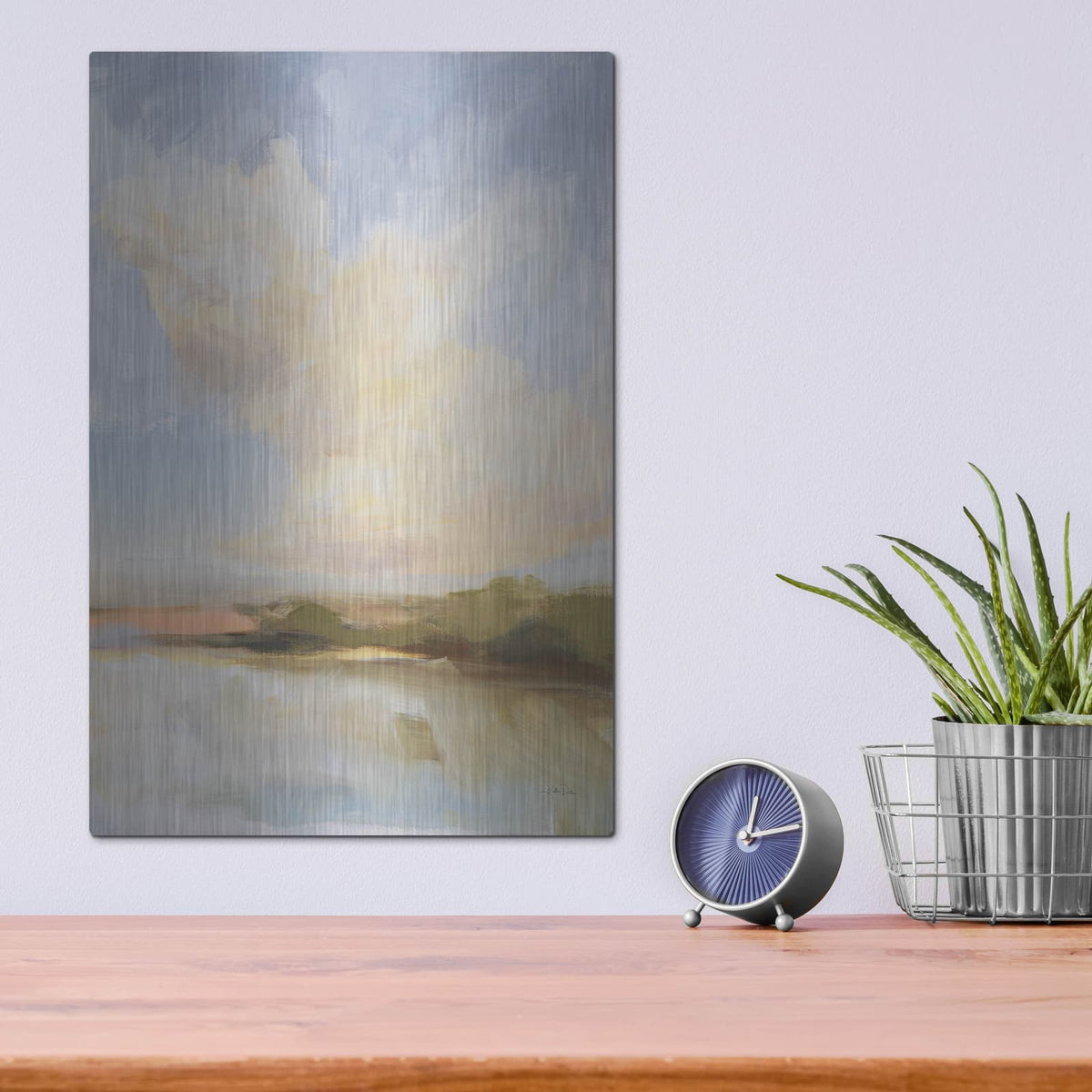 'Daybreak On Gull Lake' by Katrina Pete – Metal Wall Art, 12x16 room view