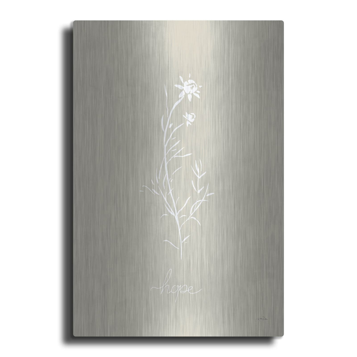 'Delicate Wildflowers 1' by Katrina Pete – Metal Wall Art