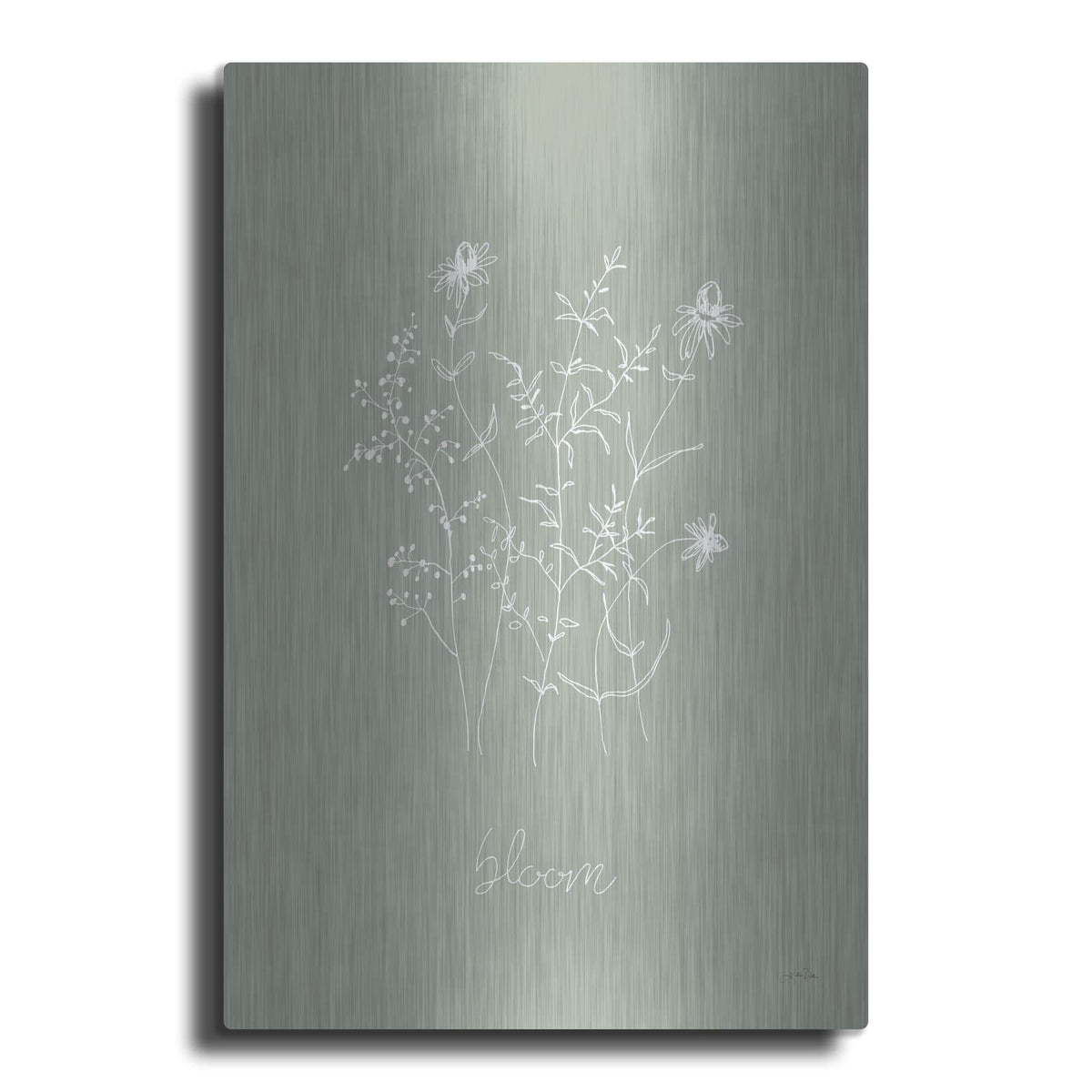 'Delicate Wildflowers 3' by Katrina Pete – Metal Wall Art