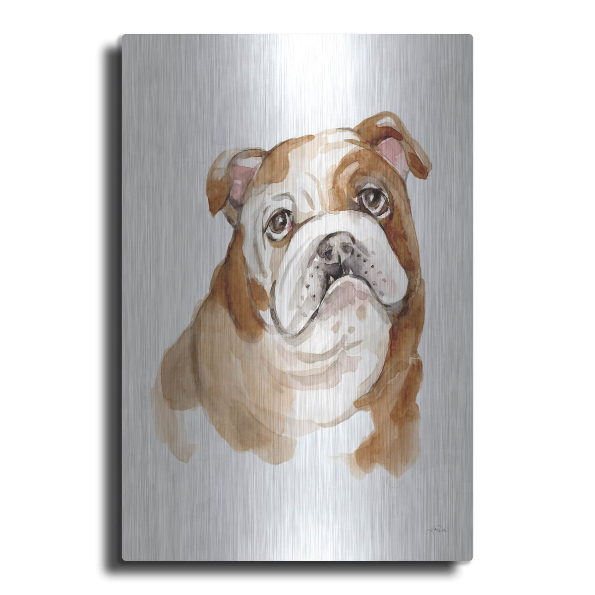 'Dog Portrait 3' by Katrina Pete – Metal Wall Art