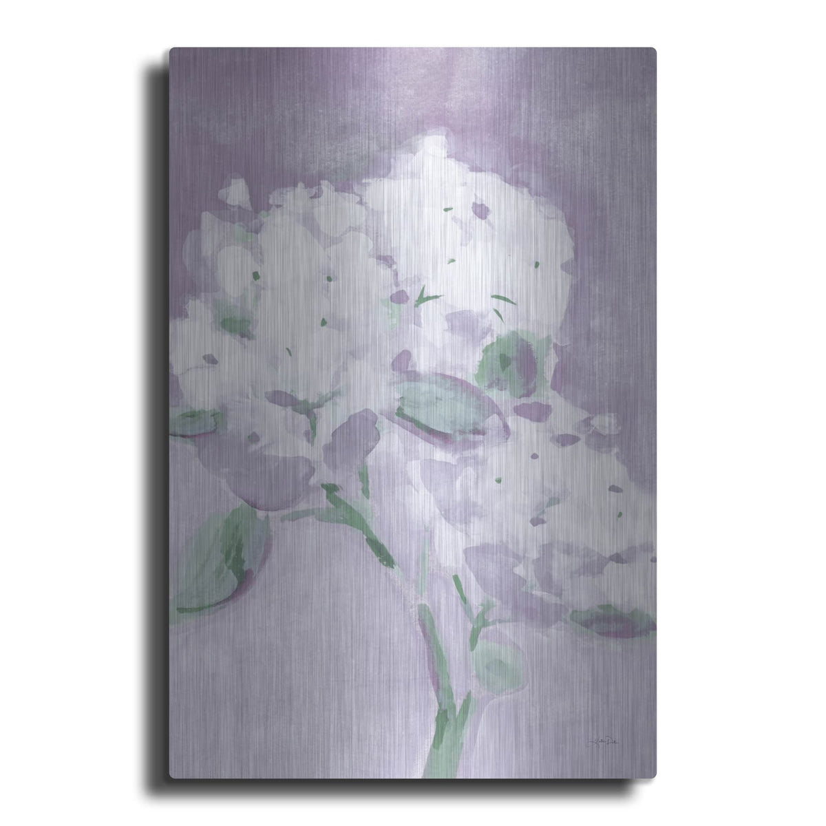 'Elegant Hydrangea Purple' by Katrina Pete – Metal Wall Art