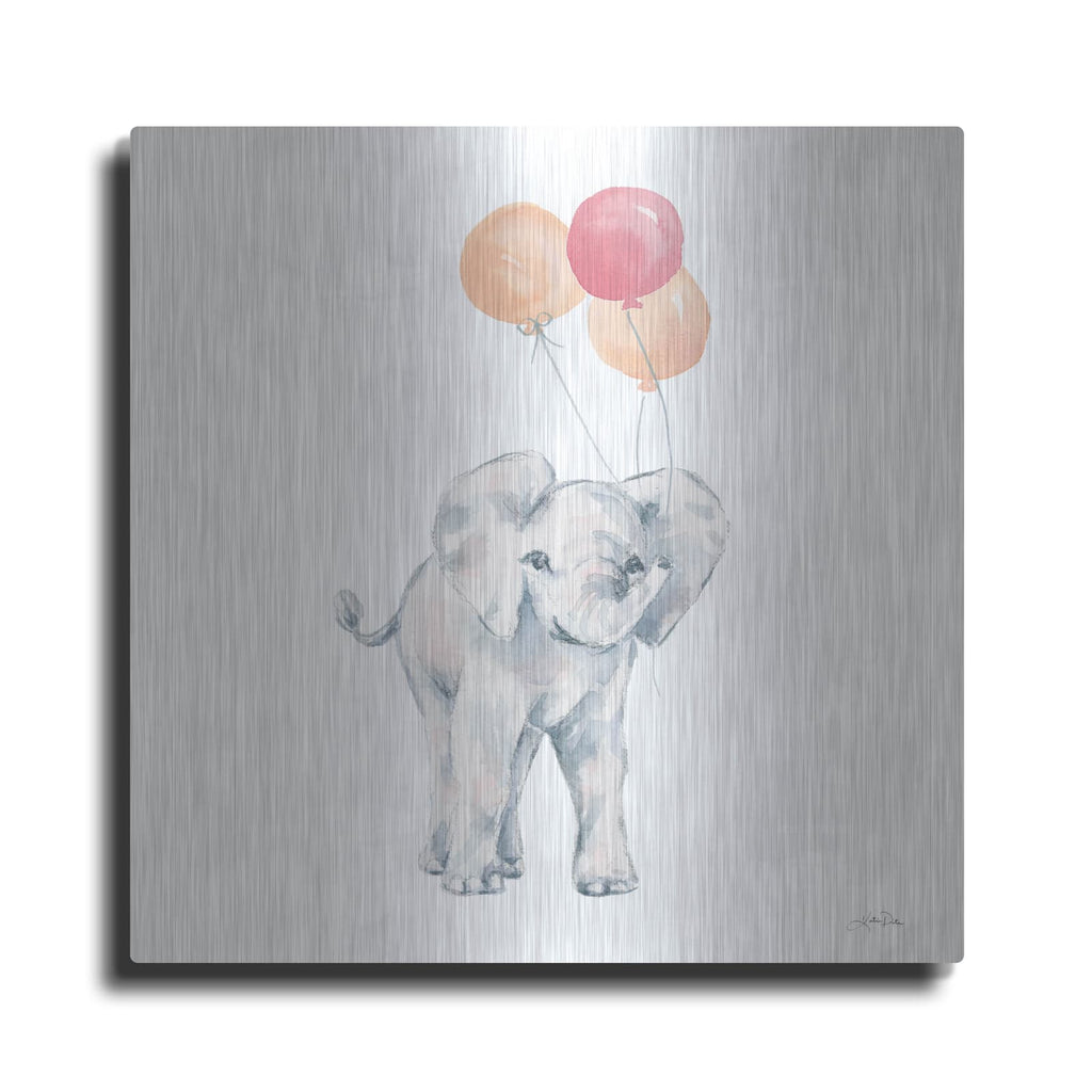 'Elephant Celebration' by Katrina Pete – Metal Wall Art