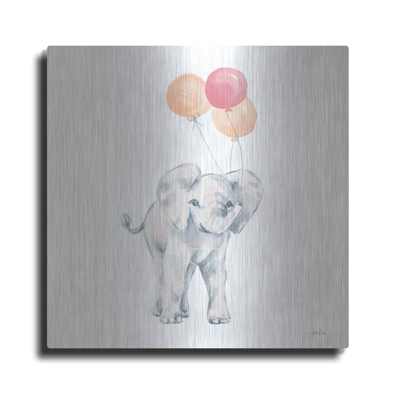 'Elephant Celebration' by Katrina Pete – Metal Wall Art