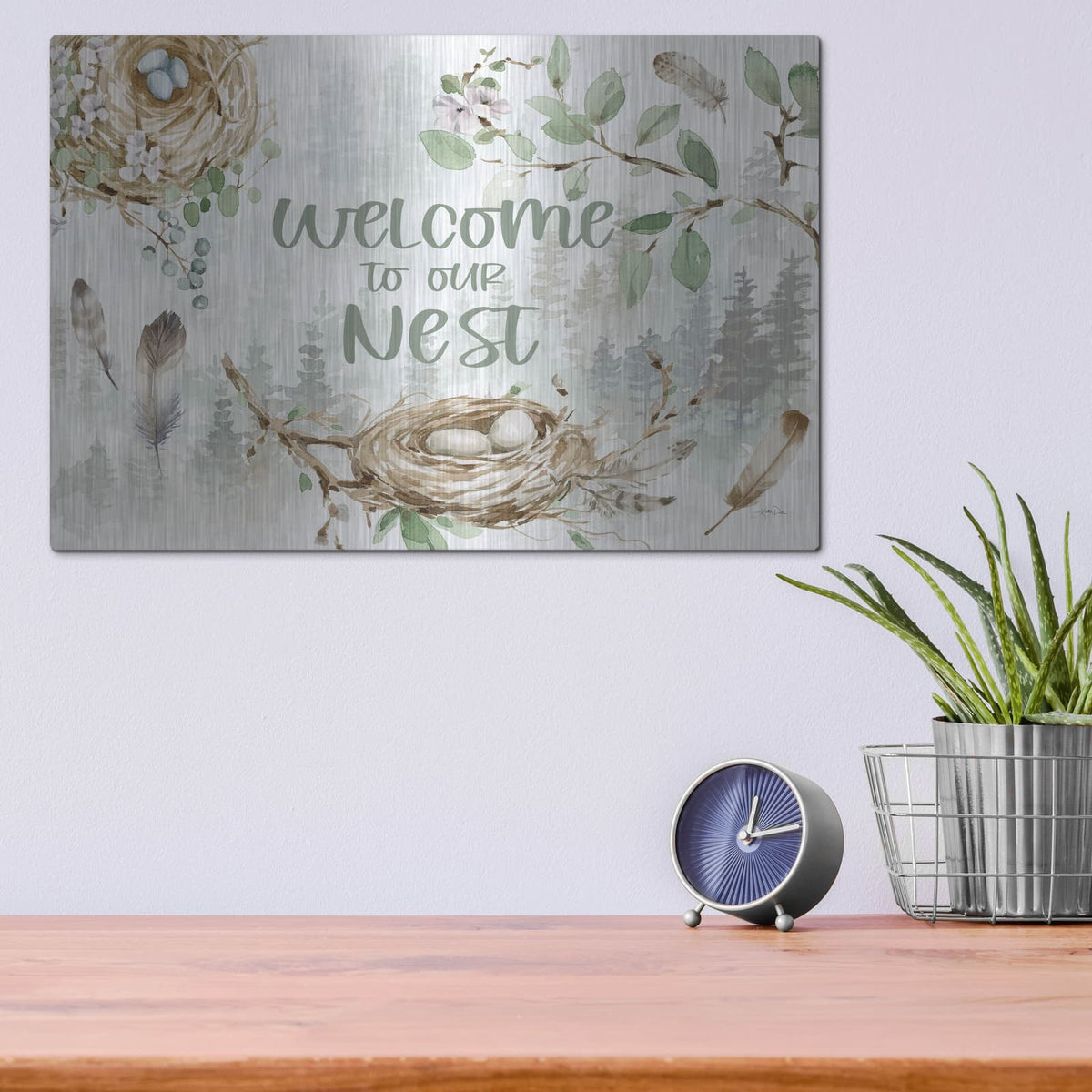 'Ethereal Forest 1' by Katrina Pete – Metal Wall Art, 16x12 room view