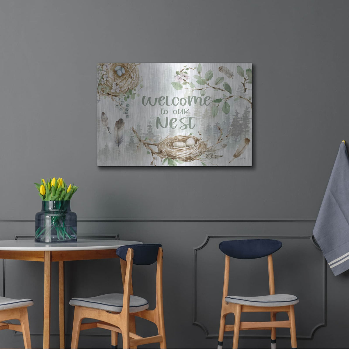 'Ethereal Forest 1' by Katrina Pete – Metal Wall Art, 36x24 room view