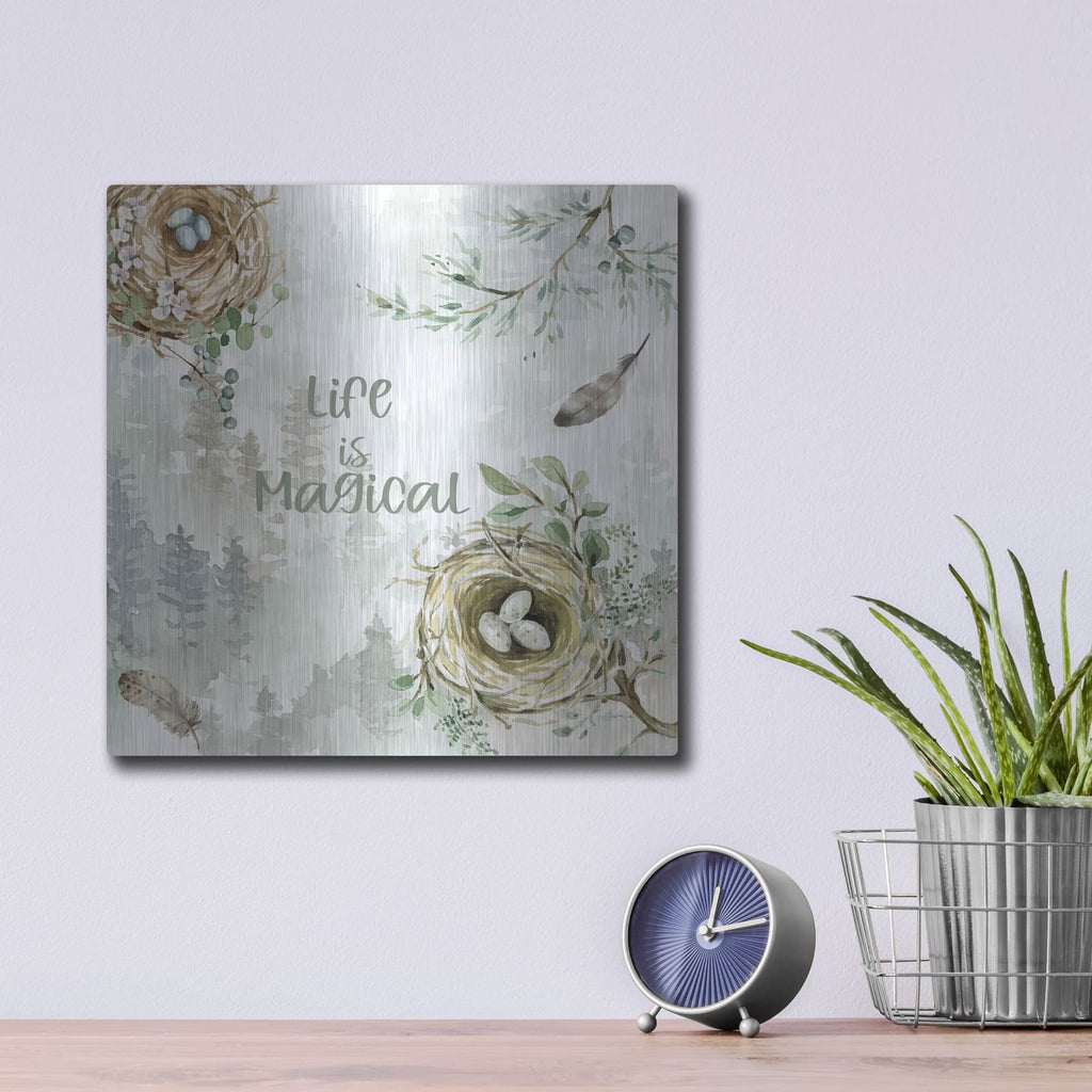 'Ethereal Forest 3' by Katrina Pete – Metal Wall Art, 12x12 room view