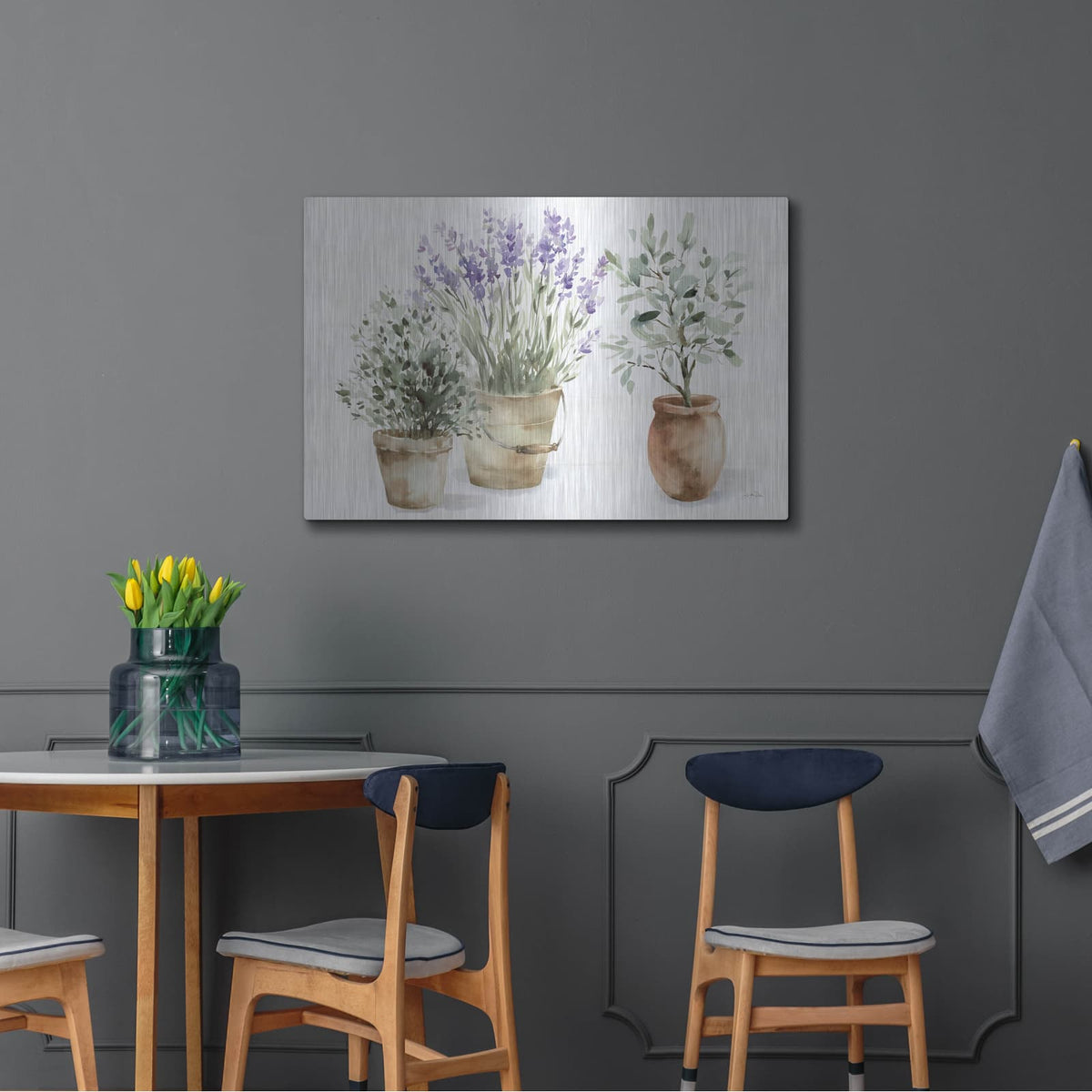 'Farmhouse Still Life' by Katrina Pete – Metal Wall Art, 36x24 room view