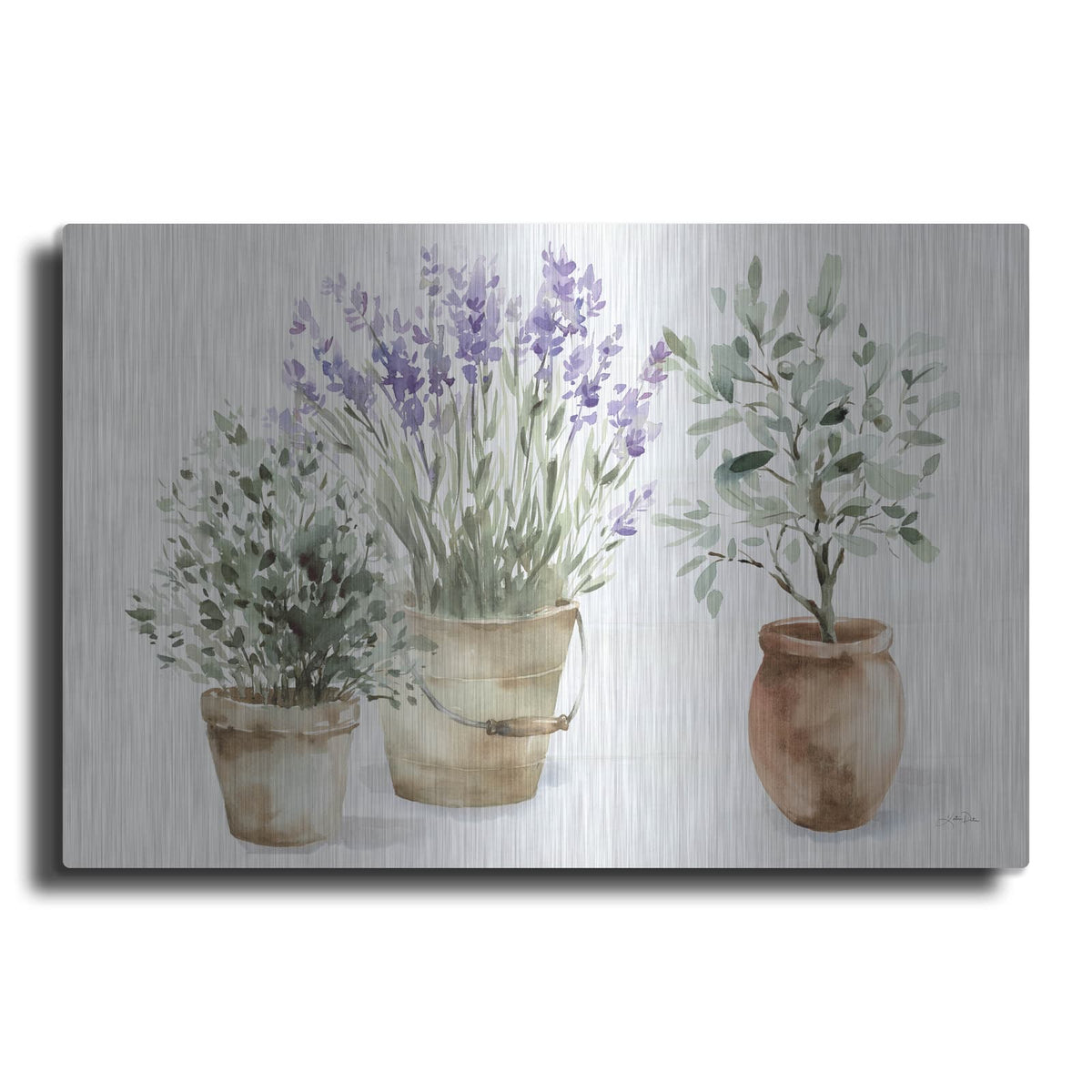 'Farmhouse Still Life' by Katrina Pete – Metal Wall Art