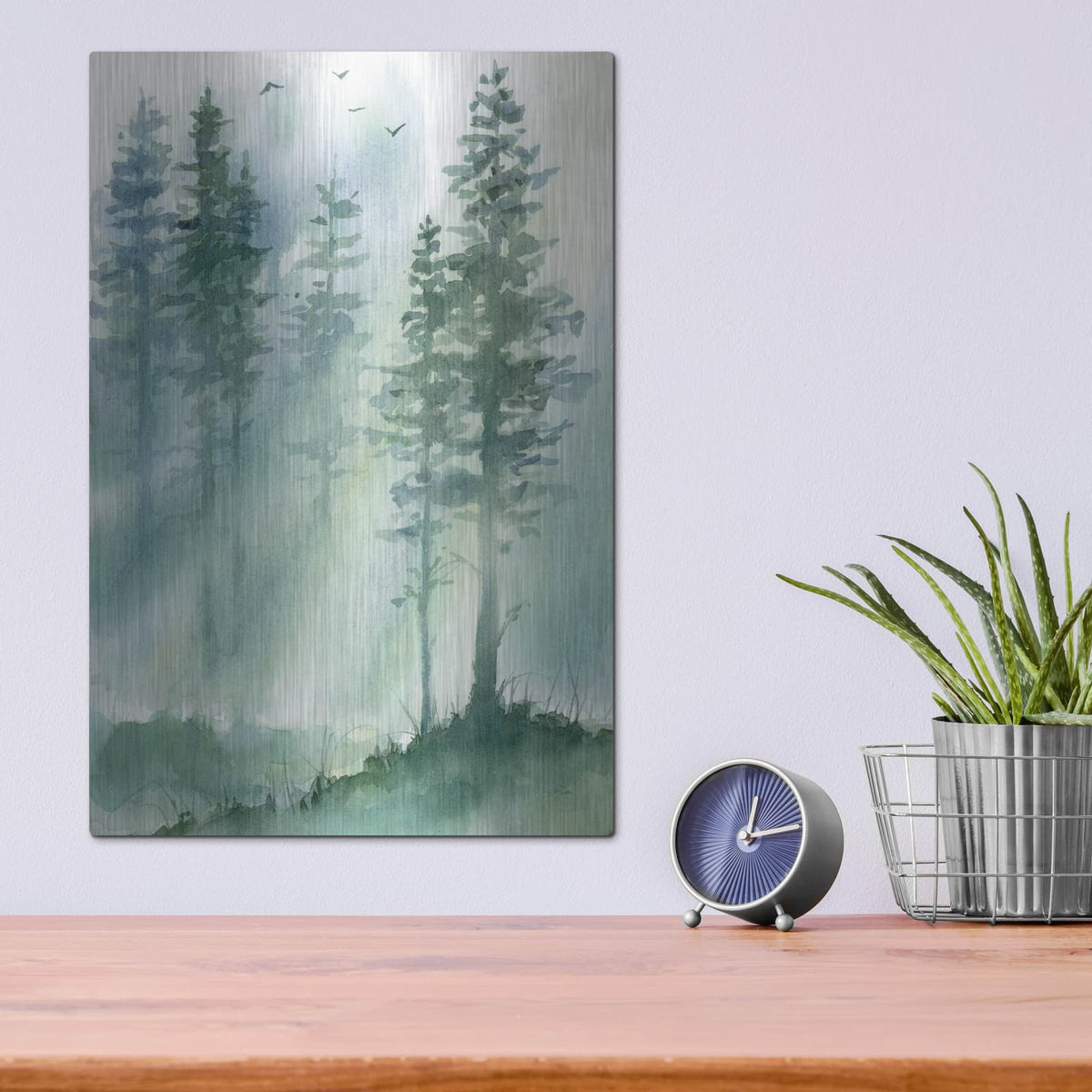 'Forest Light' by Katrina Pete – Metal Wall Art, 12x16 room view