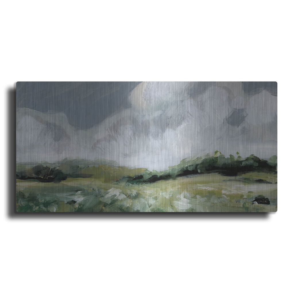 'Soft Summer Sky Dark' by Katrina Pete – Metal Wall Art