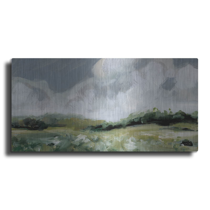 'Soft Summer Sky Dark' by Katrina Pete – Metal Wall Art