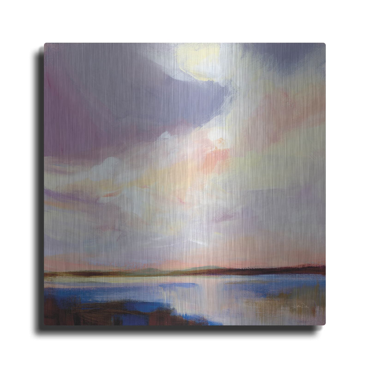 'Sunset On Gull Lake' by Katrina Pete – Metal Wall Art
