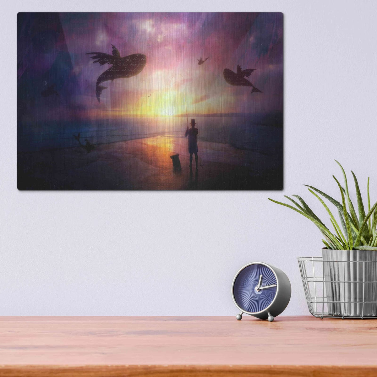 'The Answer' by Mario Sanchez Nevado – Metal Wall Art, 16x12 room view