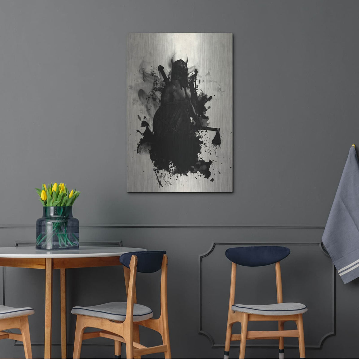 'Viking' by Nicklas Gustafsson – Metal Wall Art, 24x36 room view