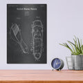 'Ballet Slippers Blueprint Patent Chalkboard' – Metal Wall Art, 12x16 room view