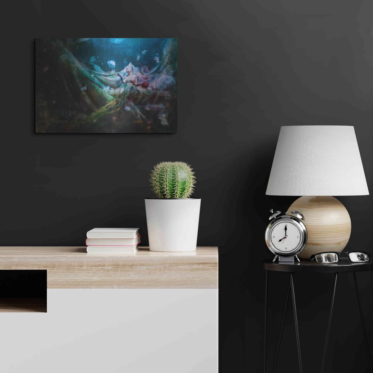 'Unravel' by Mario Sanchez Nevado – Metal Wall Art, 24x16 room view