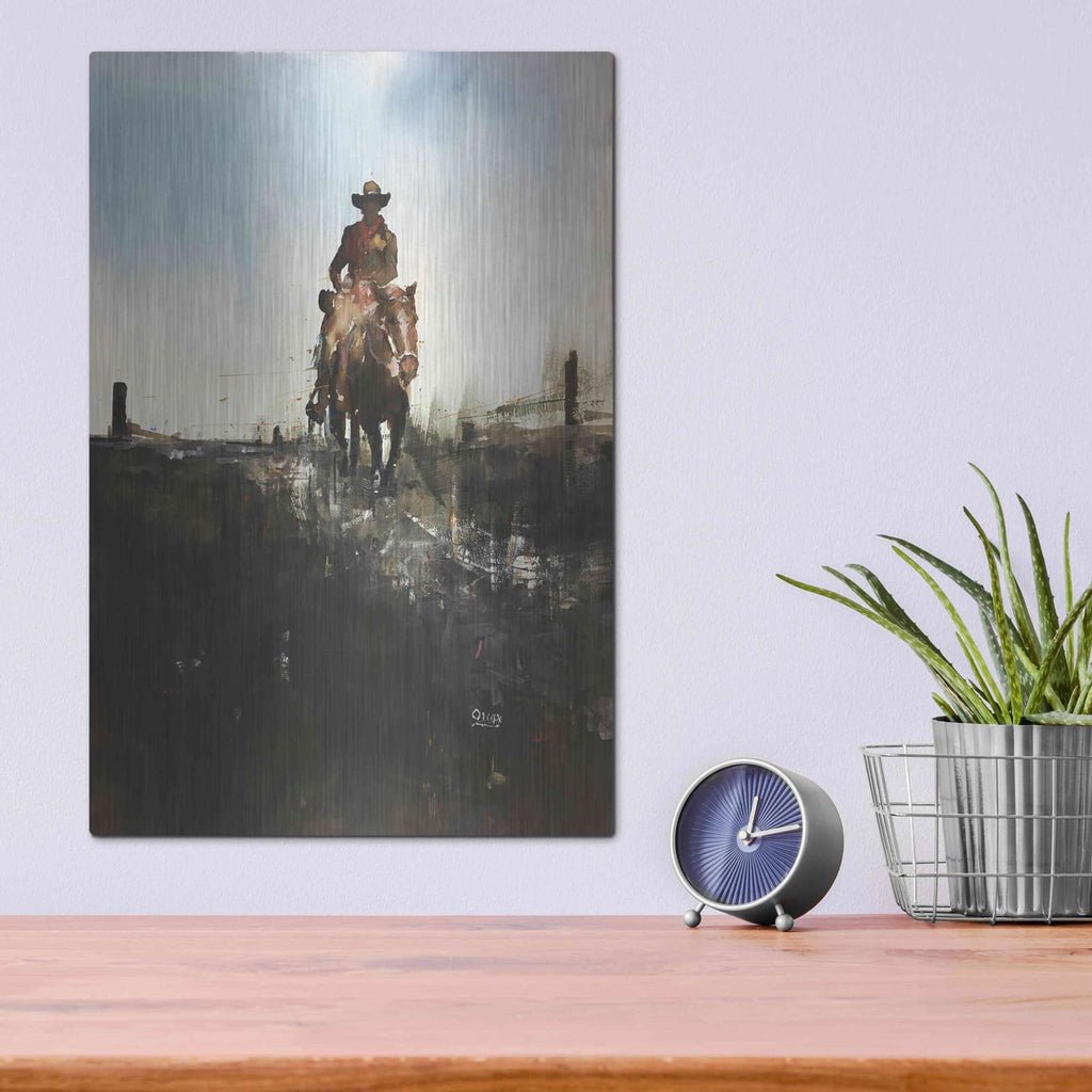 'Horse With No Name' by Oscar Alvarez Pardo – Metal Wall Art, 12x16 room view