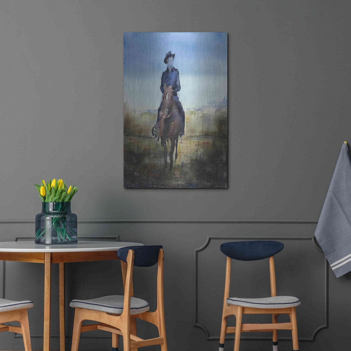 'In The Calm' by Oscar Alvarez Pardo – Metal Wall Art, 24x36 room view