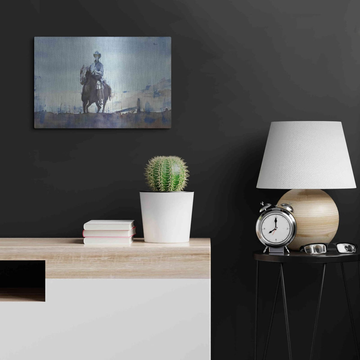 'Trail' by Oscar Alvarez Pardo – Metal Wall Art, 24x16 room view