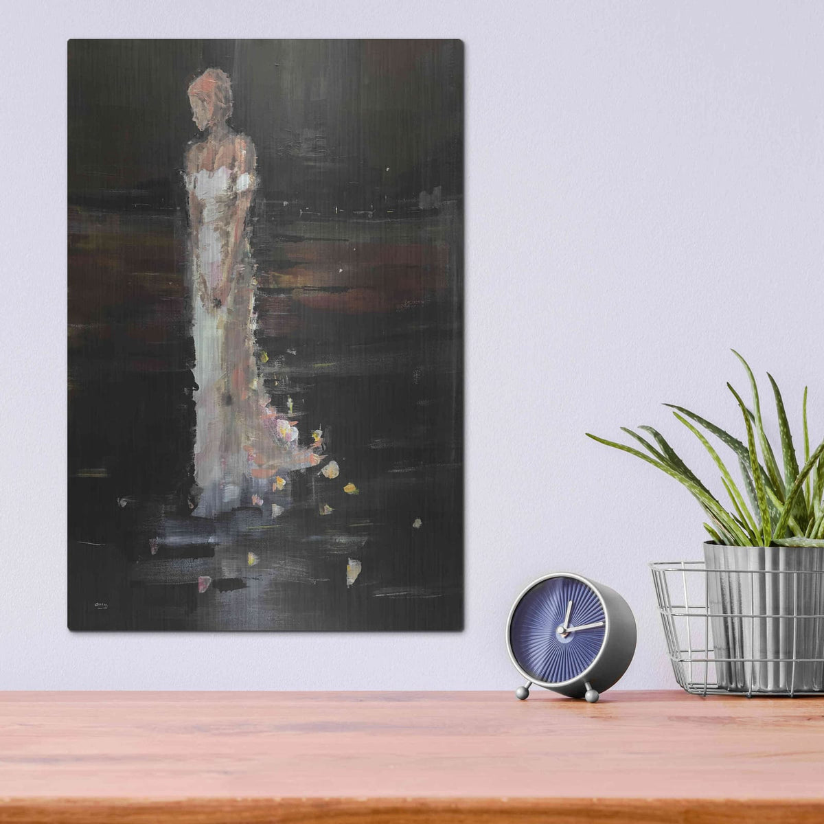 'Reflection' by Oscar Alvarez Pardo – Metal Wall Art, 12x16 room view