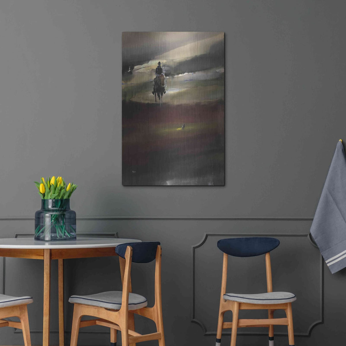 'Incoming Storm' by Oscar Alvarez Pardo – Metal Wall Art, 24x36 room view