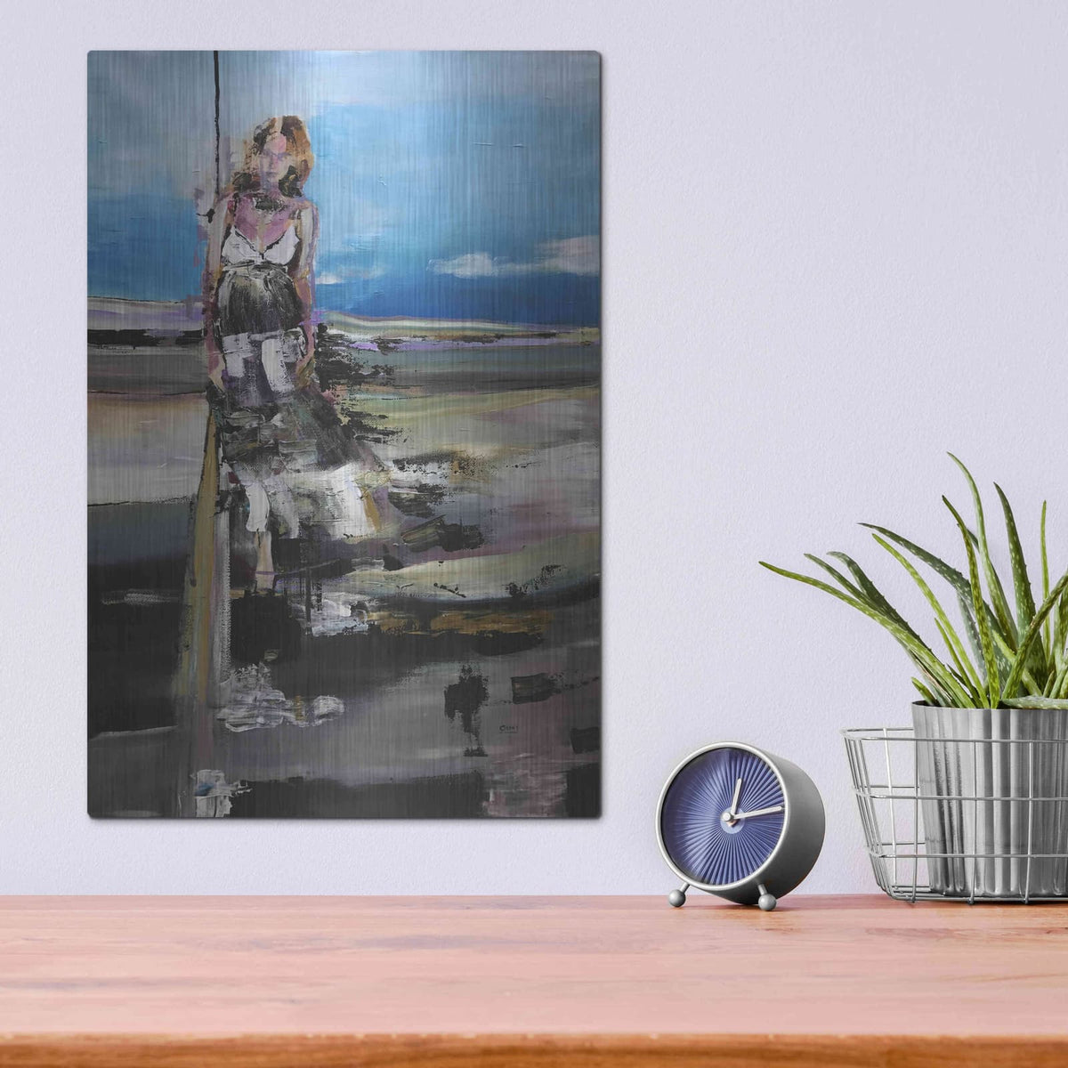 'By The Sea' by Oscar Alvarez Pardo – Metal Wall Art, 12x16 room view