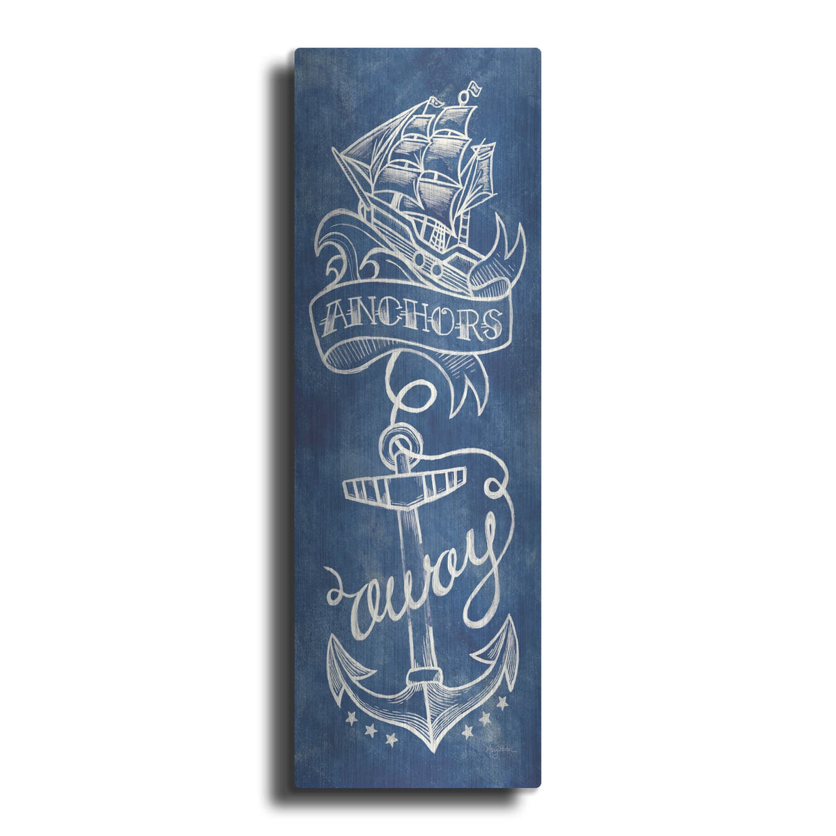 'Anchors Away' by Mary Urban – Metal Wall Art
