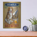 'Beer Dogs 4' by Mary Urban – Metal Wall Art, 12x16 room view