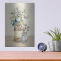 'Cotton Bouquet 3 Cream' by Mary Urban – Metal Wall Art, 12x16 room view