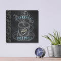 'Espresso Your Mind Color' by Mary Urban – Metal Wall Art, 12x12 room view