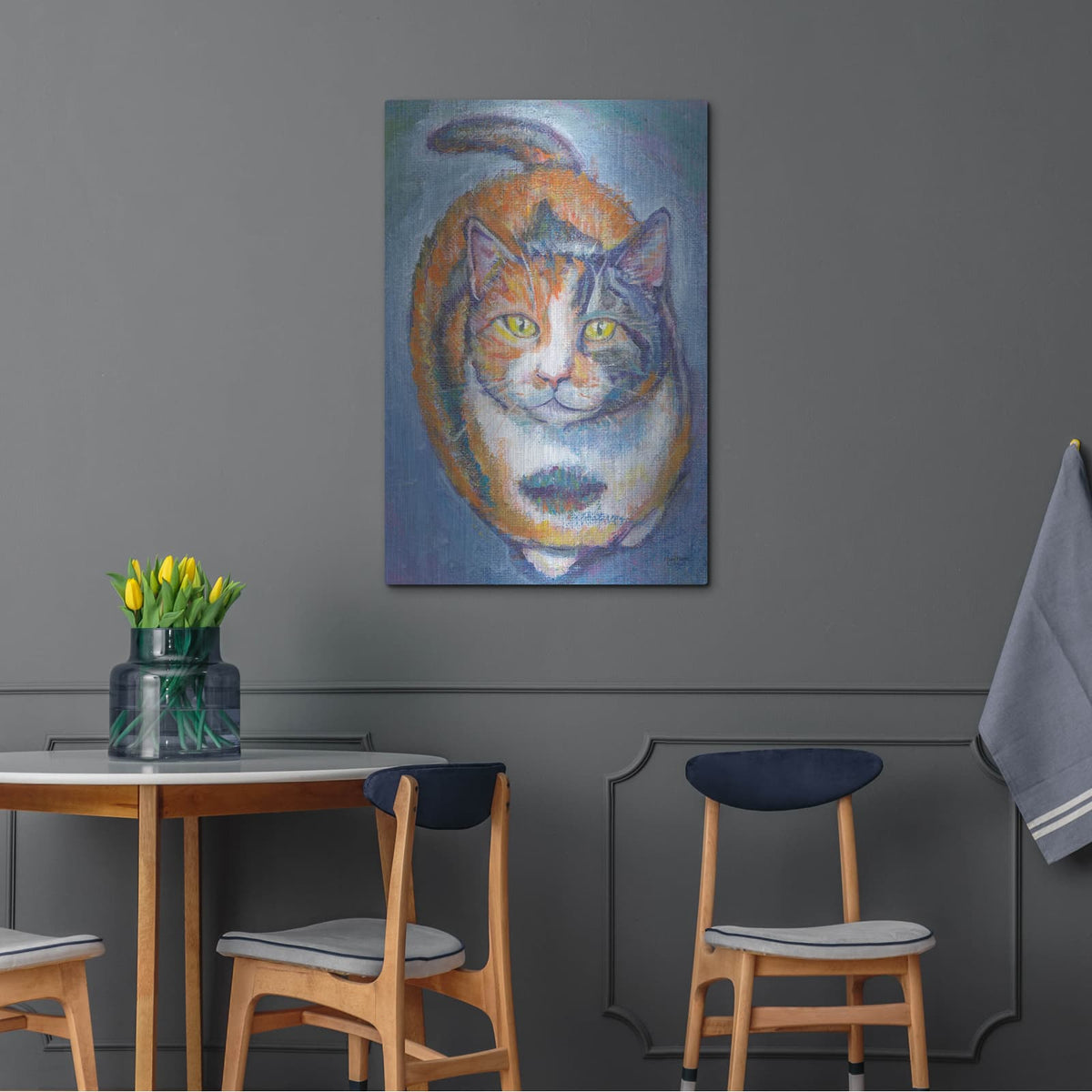 'Juju Bee C' by Mary Urban – Metal Wall Art, 24x36 room view