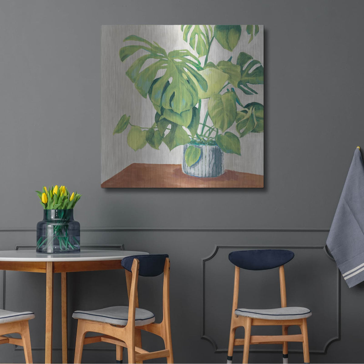 'Neutral' by Mary Urban – Metal Wall Art, 36x36 room view