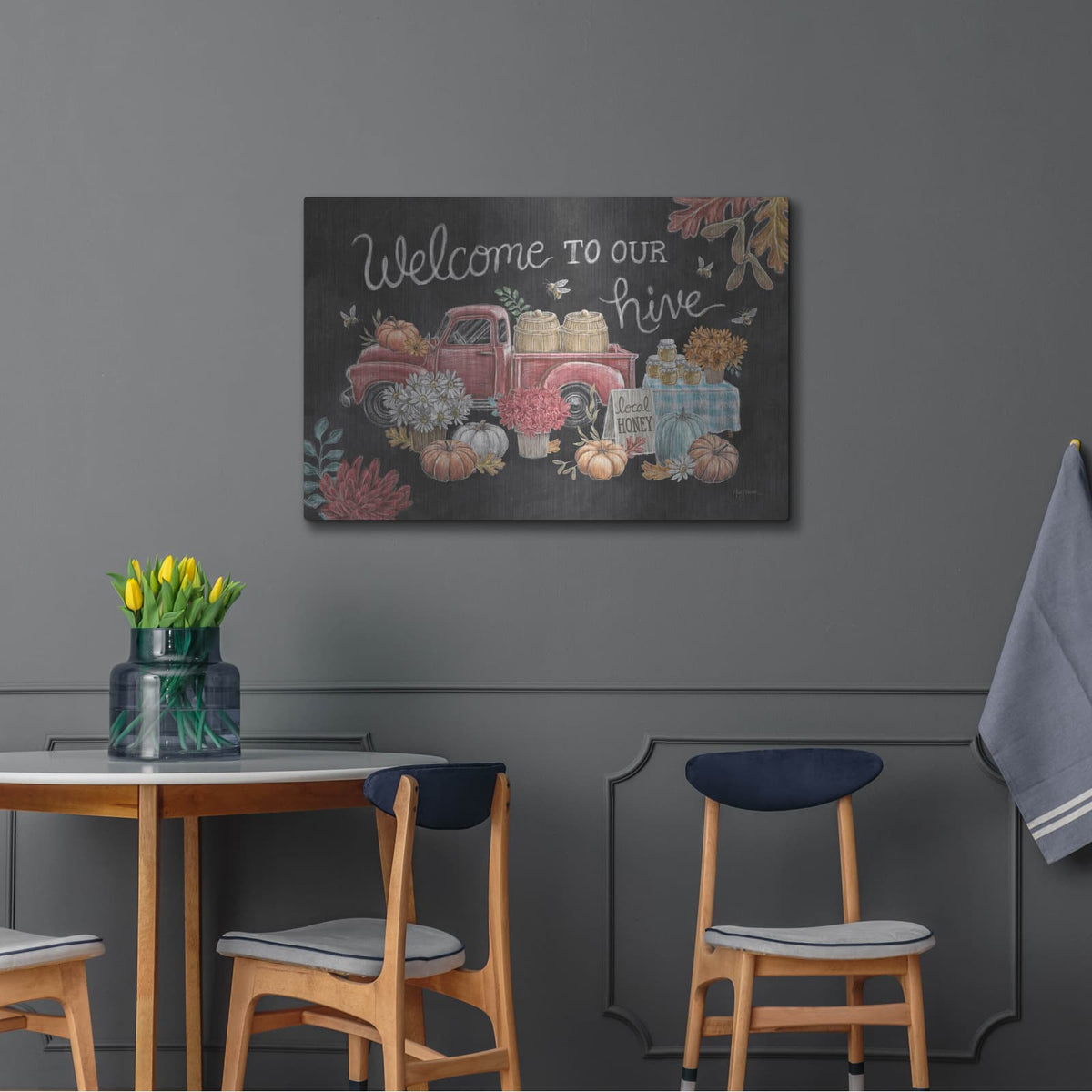 'Late Summer Harvest 1' by Mary Urban – Metal Wall Art, 36x24 room view