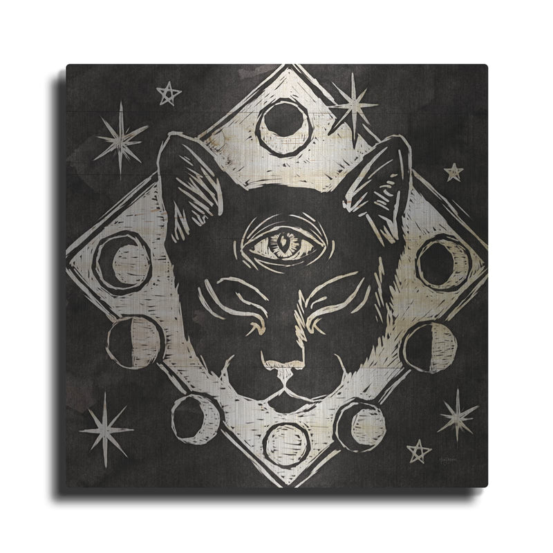'Mystical Halloween Wood 4' by Mary Urban – Metal Wall Art