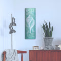 'Seashell' by Mary Urban – Metal Wall Art, 12x36 room view