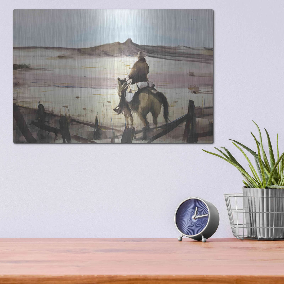 'Into The Dunes' by Oscar Alvarez Pardo – Metal Wall Art, 16x12 room view