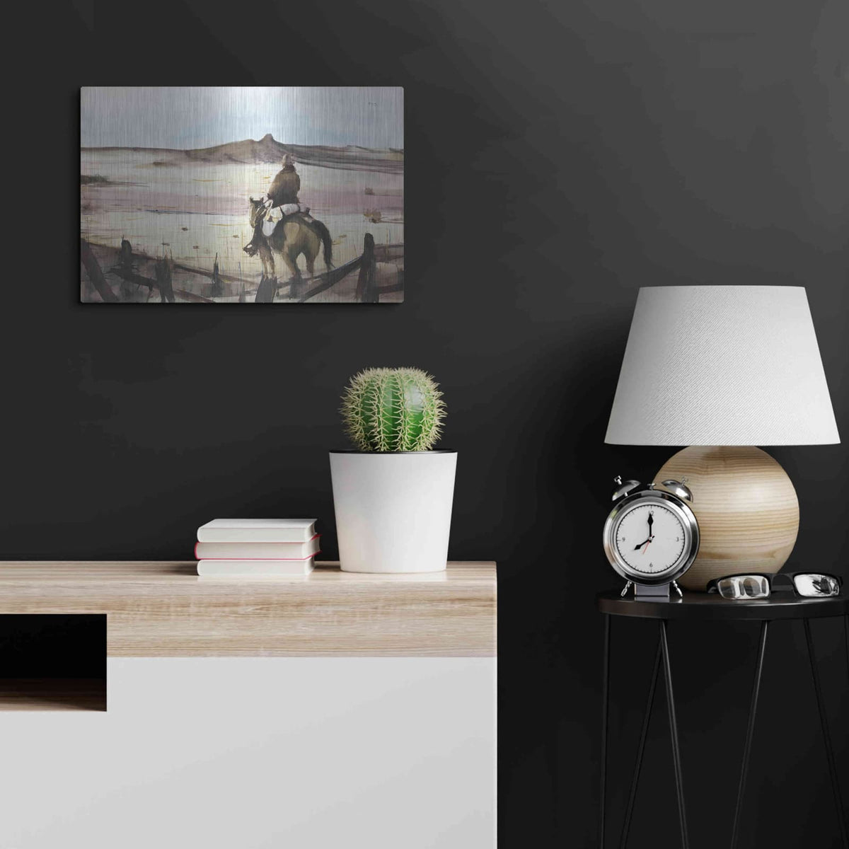 'Into The Dunes' by Oscar Alvarez Pardo – Metal Wall Art, 24x16 room view
