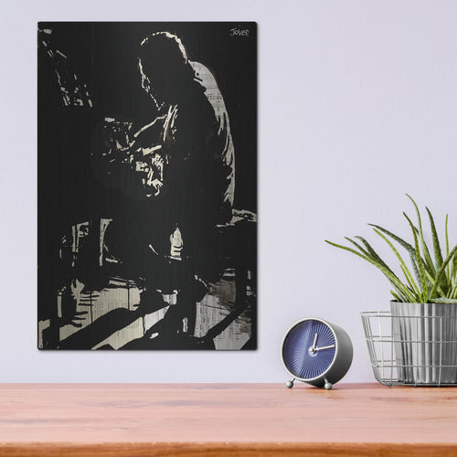 '12 Bars' by Loui Jover – Metal Wall Art, 12x16 room view