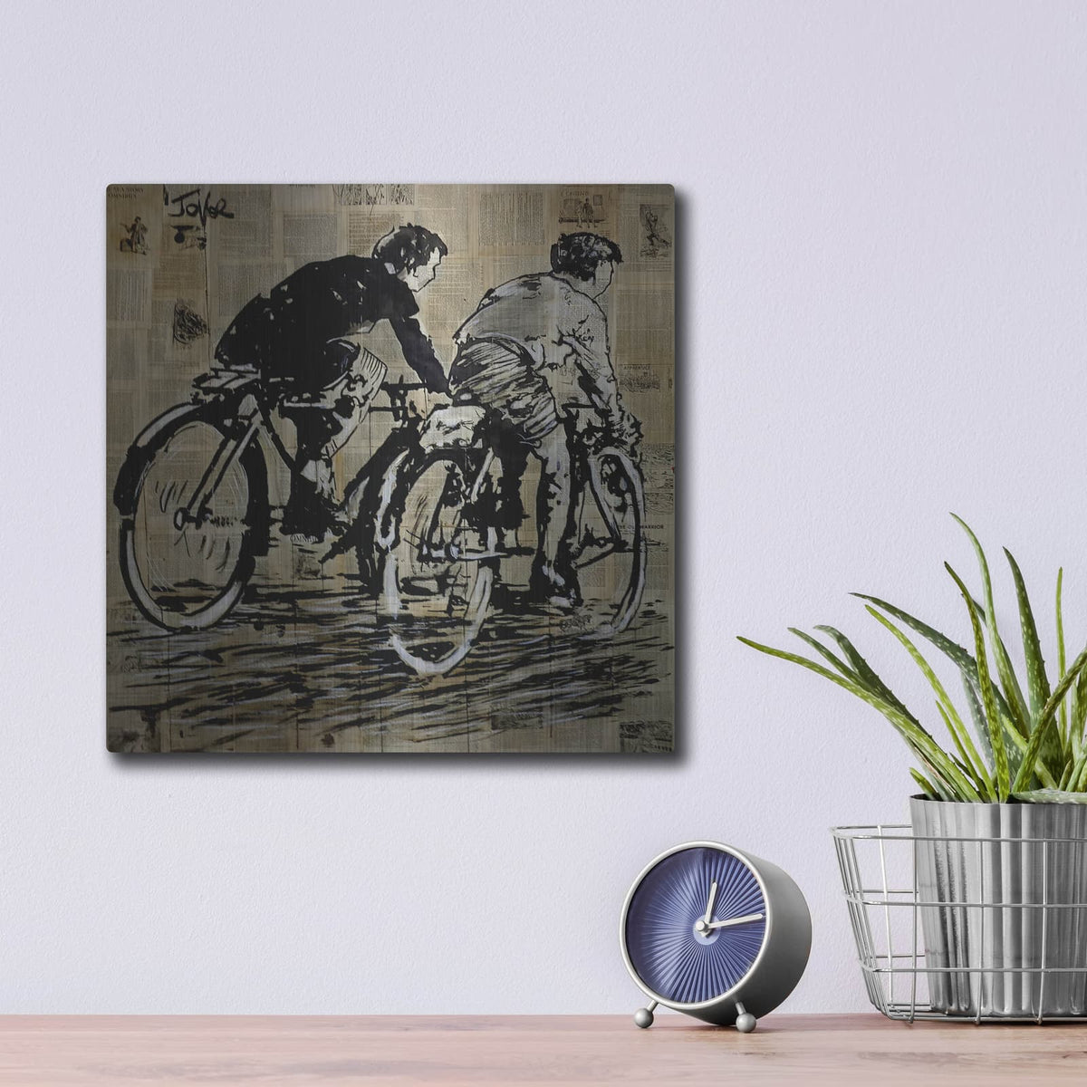 'A Bigger Adventure' by Loui Jover – Metal Wall Art, 12x12 room view