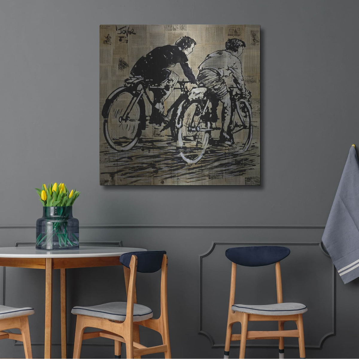 'A Bigger Adventure' by Loui Jover – Metal Wall Art, 36x36 room view