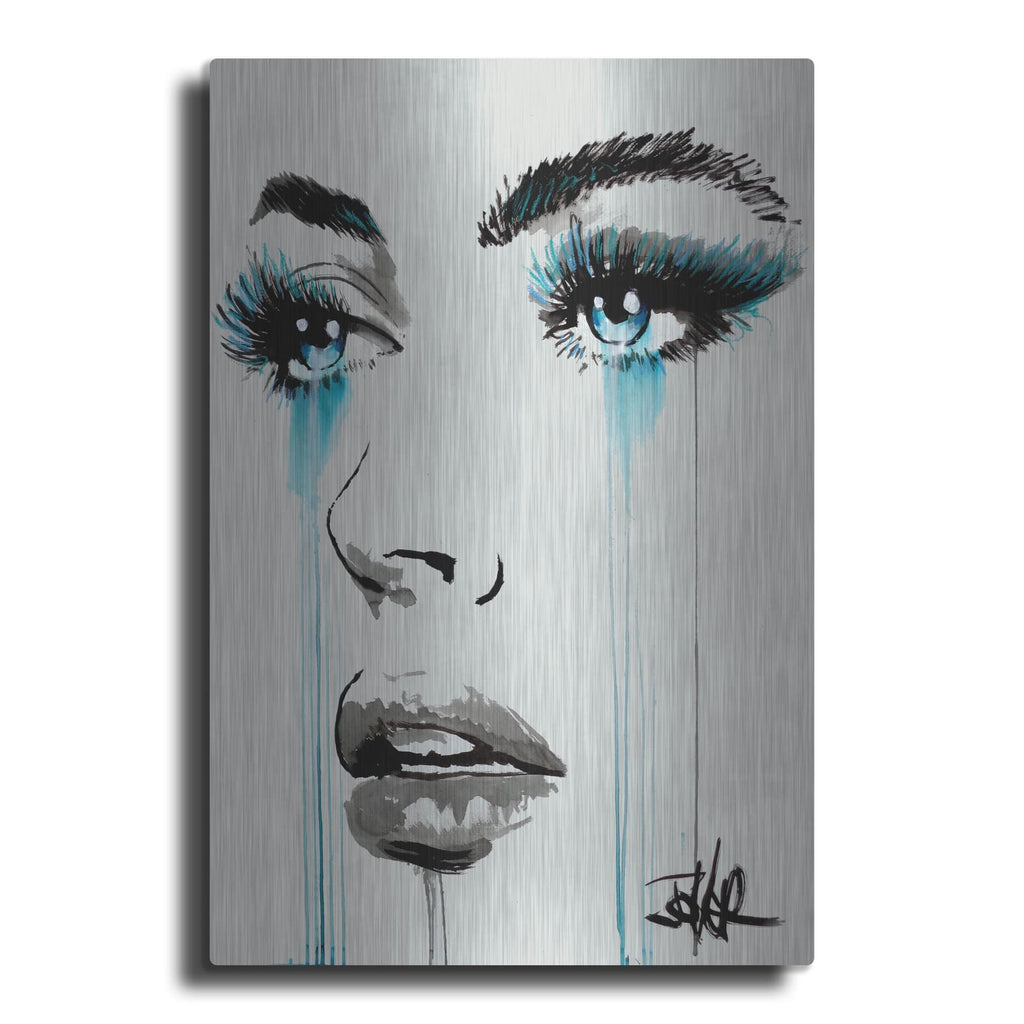 'Blue Rumour' by Loui Jover – Metal Wall Art