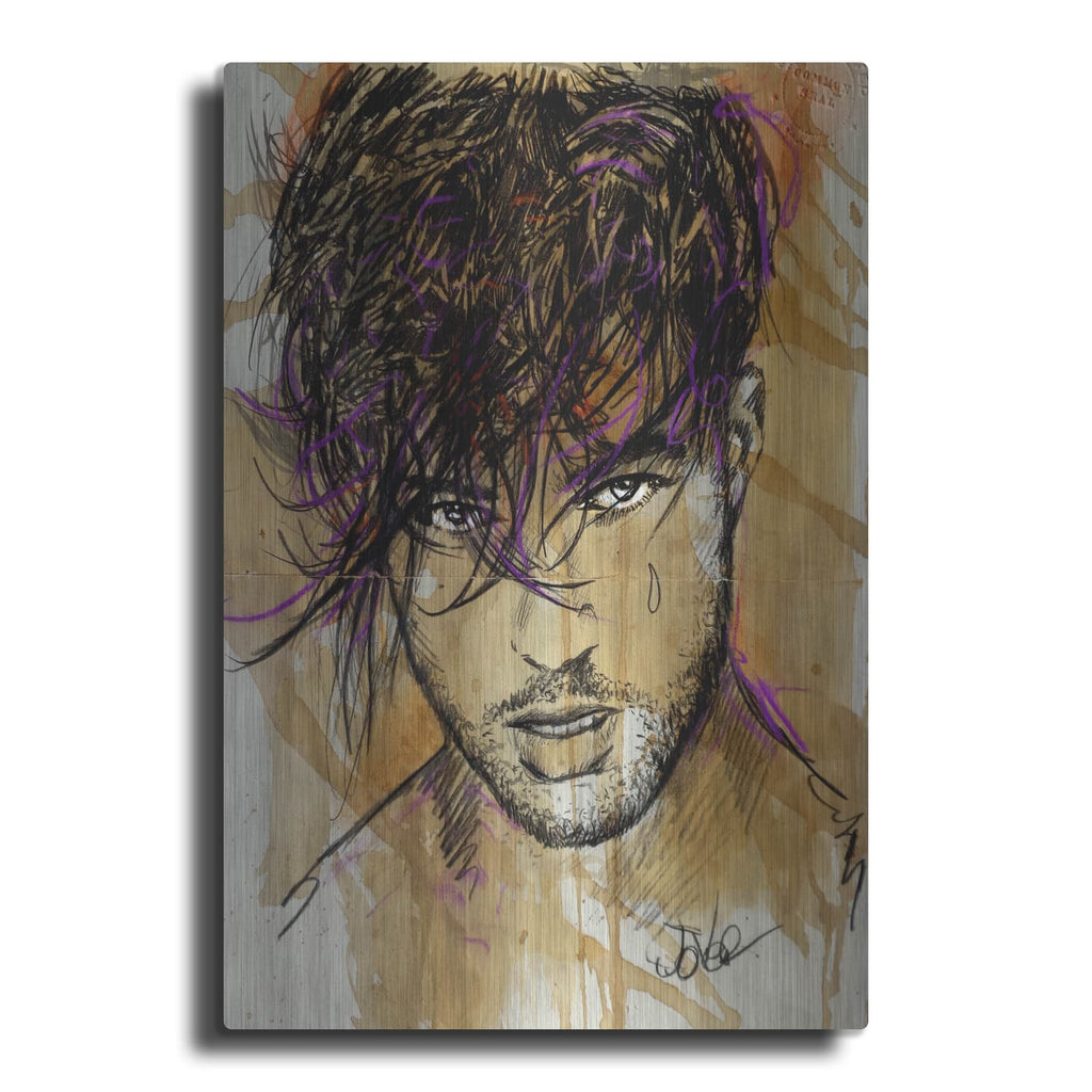 'Boys Can Cry' by Loui Jover – Metal Wall Art