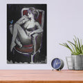 'Contemplation' by Loui Jover – Metal Wall Art, 12x16 room view