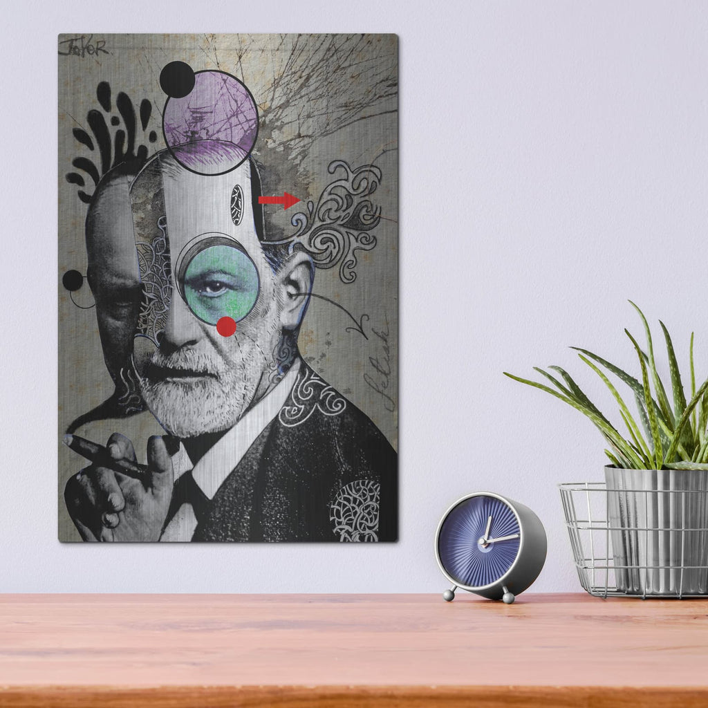 'Deconstructed Freud' by Loui Jover – Metal Wall Art, 12x16 room view