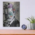 'Deconstructed Freud' by Loui Jover – Metal Wall Art, 12x16 room view