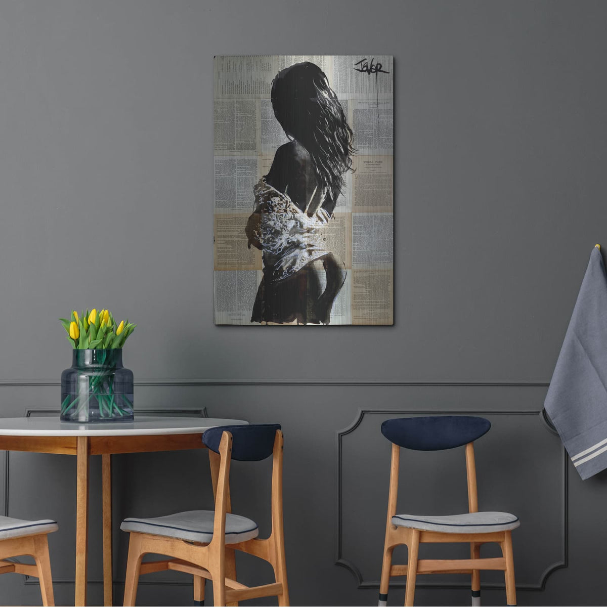 'Endlessly' by Loui Jover – Metal Wall Art, 24x36 room view