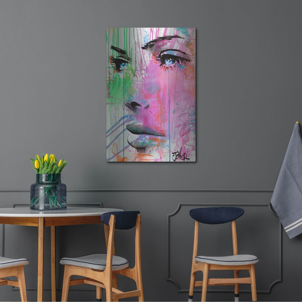 'Evoke' by Loui Jover – Metal Wall Art, 24x36 room view