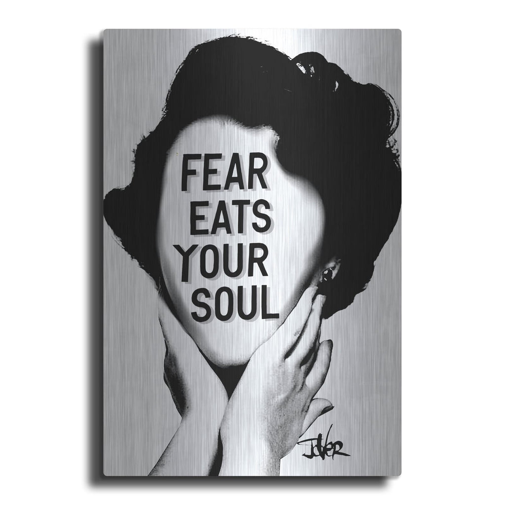 'Fear' by Loui Jover – Metal Wall Art