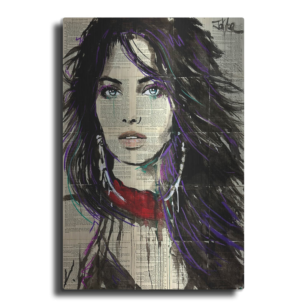 'Fire & Rain' by Loui Jover – Metal Wall Art