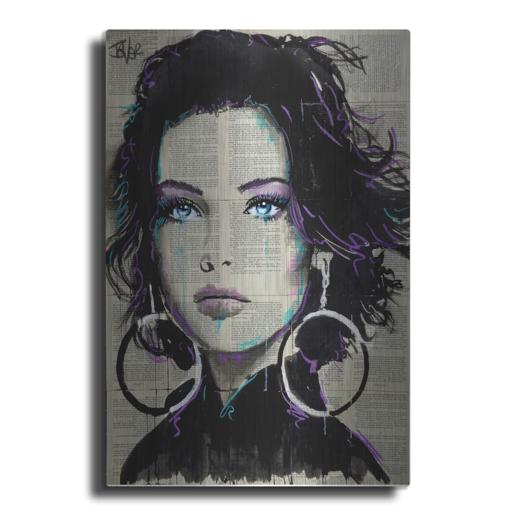 'Hoops' by Loui Jover – Metal Wall Art